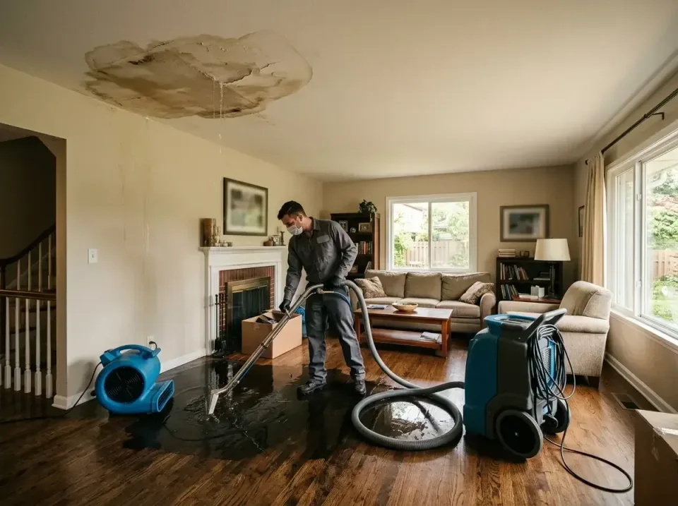 attic-pipe-burst-ceiling-drip-008 — frequently asked questions, Water Damage Restoration & Carpet Care in New Haven, MI